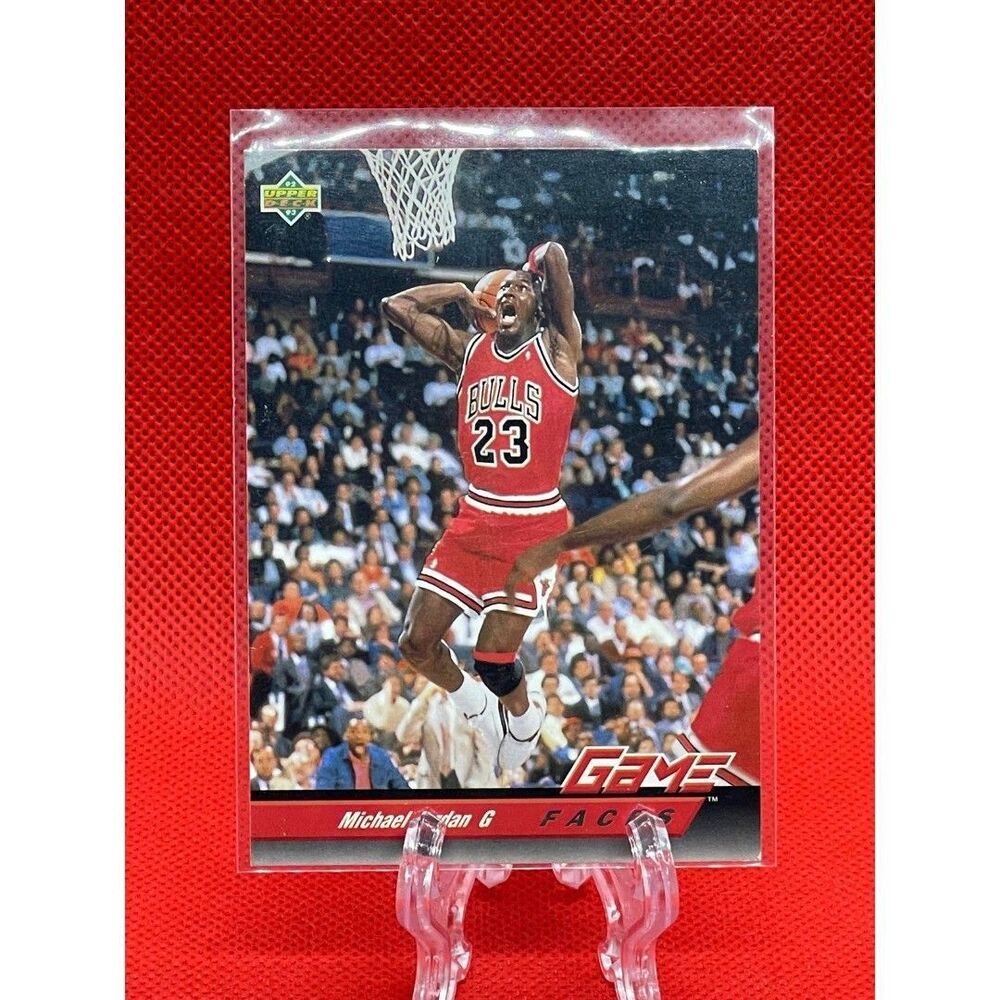 Michael Jordan Card 1992 Upper Deck Game Faces #488
